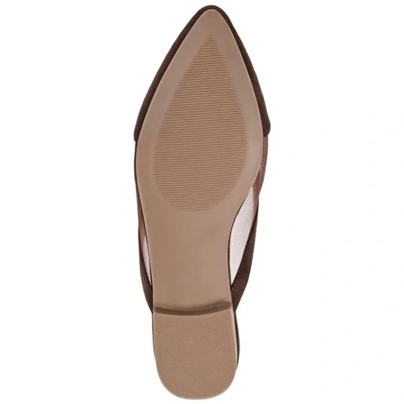 Journee Collection Womens Reeo Slip On Pointed Toe Mules Flats * - Picture 5 of 6